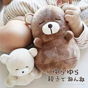 amanoppo 親子熊熊不倒翁搖鈴玩具