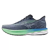 Mizuno Skyrise [J1GC250901] 男 慢跑鞋 彈力 支撐 緩震 美津濃 藍 綠