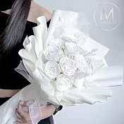 【Floral M】純潔的愛香水玫瑰花束