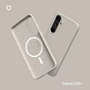 犀牛盾 Samsung Galaxy S25 Plus (6.7吋) SolidSuit (MagSafe兼容) 經典防摔背蓋手機保護殼 - 貝殼灰