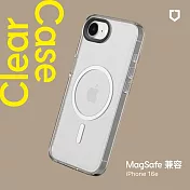 犀牛盾 Clear(MagSafe兼容)超強磁吸透明防摔手機殼(終身黃化保固)-   iPhone 16e(6.1吋)