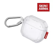 SKINARMA AirPods 4代 Mecha CE 未來元素耳機保護套 附掛鉤  霧透