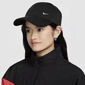 NIKE U NK CLUB CAP U CB SM SWSH L 男女 休閒帽-FZ5698010 S 黑色