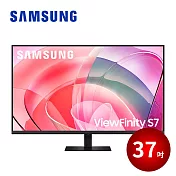 Samsung 37吋 ViewFinity S7 UHD 高解析度平面顯示器 S37D702EAC  黑色