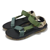 Teva 水陸機能涼鞋 M Hurricane XLT2 男鞋 綠 藍 魔鬼氈 快乾 戶外 織帶 休閒鞋 1019234RTMLT