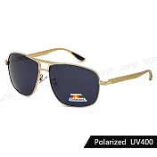 【SUNS】頂級鋁鎂偏光墨鏡 飛行方框墨鏡 Polarized駕駛太陽眼鏡 輕量 防眩光 抗UV400 S803 金框灰片