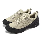 Asics 休閒鞋 GEL-Venture 6 Shield 男鞋 米白 黑 山系 戶外 緩衝 復古跑鞋 亞瑟士 1203A474002
