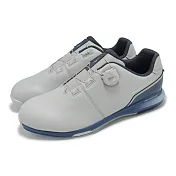 Mizuno 高爾夫球鞋 Nexlite Enerzy Boa 4E 男鞋 寬楦 灰藍 輕量 旋鈕 美津濃 51GQ2450-03 25cm GREY/NAVY