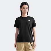 The North FaceW FOUNDATION S/S - AP 女短袖上衣-NF0A8CK8JK3 XL 黑色
