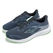 Mizuno 慢跑鞋 Enerzy Runnerz 男鞋 寬楦 藍 白 緩衝 輕量 運動鞋 美津濃 K1GA2412-11