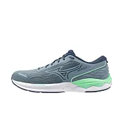 Mizuno Wave Revolt 3 [J1GC248161] 男 慢跑鞋 彈力 支撐 緩震 美津濃 灰 綠