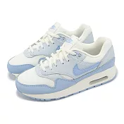 Nike 休閒鞋 Air Max 1 GS 大童 女鞋 寶寶藍 白 氣墊 經典 復古 運動鞋 DZ3307-116