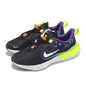 Nike 童鞋 Run Flow SE PS 中童 黑 紫 運動鞋 抽繩 方便穿脫 小朋友 DZ4489-001