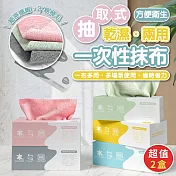 抽取式一次性乾濕兩用抹布(超值2盒)