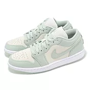 Nike 休閒鞋 Wmns Air Jordan 1 Low SE 女鞋 男鞋 綠 米 AJ1 HF4078-100