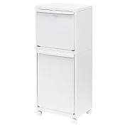 LIV PLUS｜ BESTCO Boite 雙層分類垃圾桶 白色
