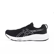 Asics Gel-contend 9 4E [1011B882-002] 男 慢跑鞋 超寬楦 彈力 支撐 緩震 黑 白