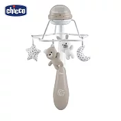 【Chicco】二合一彩虹投射旋轉床頭音樂鈴 杏色