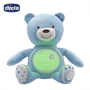 【Chicco】彩虹投射甜蜜晚安熊-粉藍