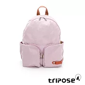tripose CUBI微皺尼龍輕量後背包-大  毛毯紫
