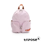tripose CUBI微皺尼龍輕量後背包-小  毛毯紫