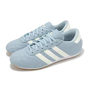 adidas 休閒鞋 Taekwondo Lace W 女鞋 藍 白 皮革 復古 跆拳道鞋 愛迪達 JS3317