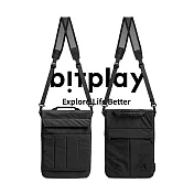 【bitplay】Essential 14吋 斜背筆電包-黑色