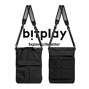 【bitplay】Essential 16吋 斜背筆電包-黑色