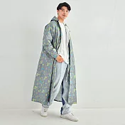 【RAINSTORY】前扣式連身雨衣L號(數字方程式)