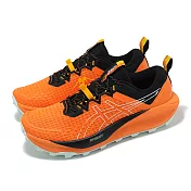 Asics 越野跑鞋 GEL-Trabuco 13 男鞋 橘 黑 抓地 緩衝 戶外 運動鞋 亞瑟士 1011B973800