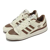 adidas 休閒鞋 Forum Low CL 男鞋 米白 棕 可可色 復古 皮革 愛迪達 IG3900