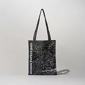 草間彌生 托特袋 永恆生命 Tote Bag (Black)  THE SIGNPOST TO ETERNAL LOVE FOR HUMANITY