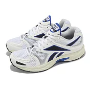Reebok 休閒鞋 Premier Road Plus VI 男鞋 白 黑 藍 緩震 復古 老爹鞋 100209052 26.5cm WHITE/BLACK/BLUE