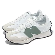 New Balance NB 休閒鞋 327 男鞋 女鞋 白 深杜松綠 復古 麂皮 U327SKC-D
