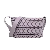 ISSEY MIYAKE 三宅一生 BAOBAO CRYSTAL MATTE 單肩包 灰粉色