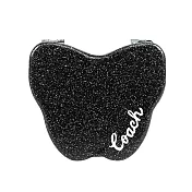 COACH Logo 標誌亮片蝴蝶造型鏡子 (黑色)