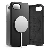 Rearth Apple iPhone 16e (Ringke Magnetic) 磁吸矽膠手機保護殼 黑