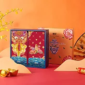 【無藏】祝福茶食 緣聚福來B2-好禮成雙禮盒_綜合2款茶餅(煎餅+千層棒)