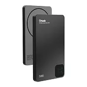 【amuok】15W雲薄數顯磁吸無線充行動電源5000mAh 磨砂黑