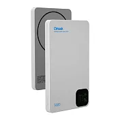 【amuok】15W雲薄數顯磁吸無線充行動電源5000mAh 烤漆白