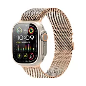 Apple Watch (38/40/41/42(十代)/42/44/45/46/49) 米蘭 Air 磁吸錶帶 不鏽鋼 -玫瑰金-42/44/45/46/49