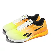 Reebok 訓練鞋 Nano X5 男鞋 黃 黑 緩衝 穩定 多功能 運動鞋 100209367