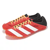 adidas 田徑鞋 Sprintstar 男鞋 紅 黑 輕量 田徑 釘鞋 運動鞋 愛迪達 GX6686