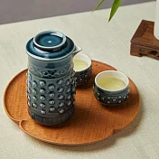 《乾唐軒活瓷》 乾坤泡茶器 / 一壺+二杯 / 4色 寶石藍