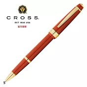CROSS 貝禮輕盈系列 鋼珠筆 金夾 亮黑/亮白/酒紅/亮綠/琥珀 AT0745 琥珀
