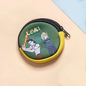 【Hook’s嚴選】圓形零錢包 耳機線收納小包 洛基