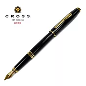 CROSS 高雲系列 亮鉻金夾/黑琺瑯金夾 鋼筆 AT0666-2FF/AT0666-11FF 黑琺瑯金夾