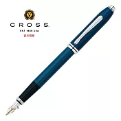 CROSS Townsend濤聲系列 藍亮漆 鋼筆 696-1
