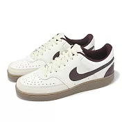 Nike 休閒鞋 Court Vision LO 男鞋 米白 棕 巧克力色 復古 膠底 HV2530-101
