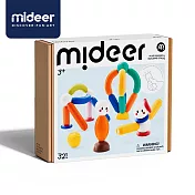 《MiDeer》-- 幼兒加大版彩虹磁力棒(32PCS) ☆